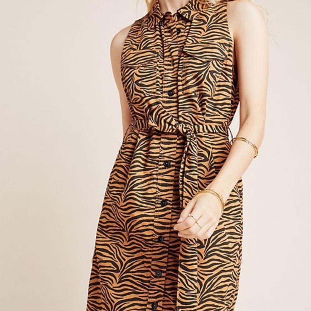NWT Maeve Anthro tiger dress